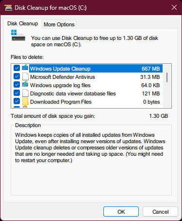 Disk Cleanup